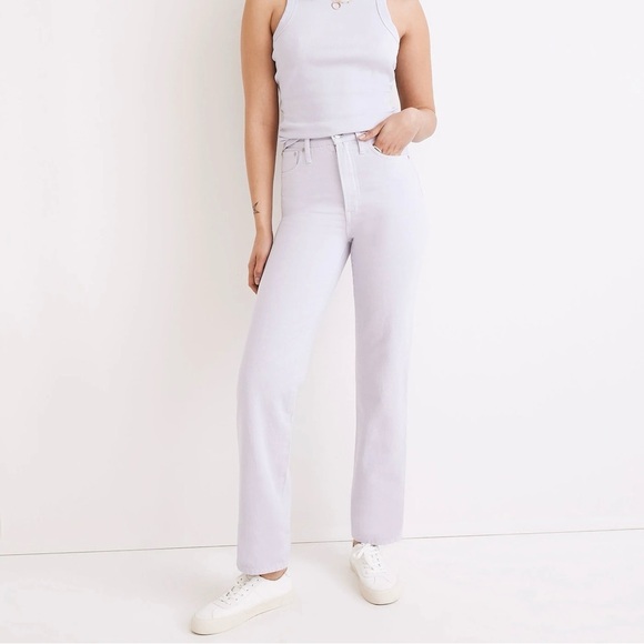 Madewell The Perfect Vintage Straight Jean in Distant Lavender Size 25 - Picture 1 of 12